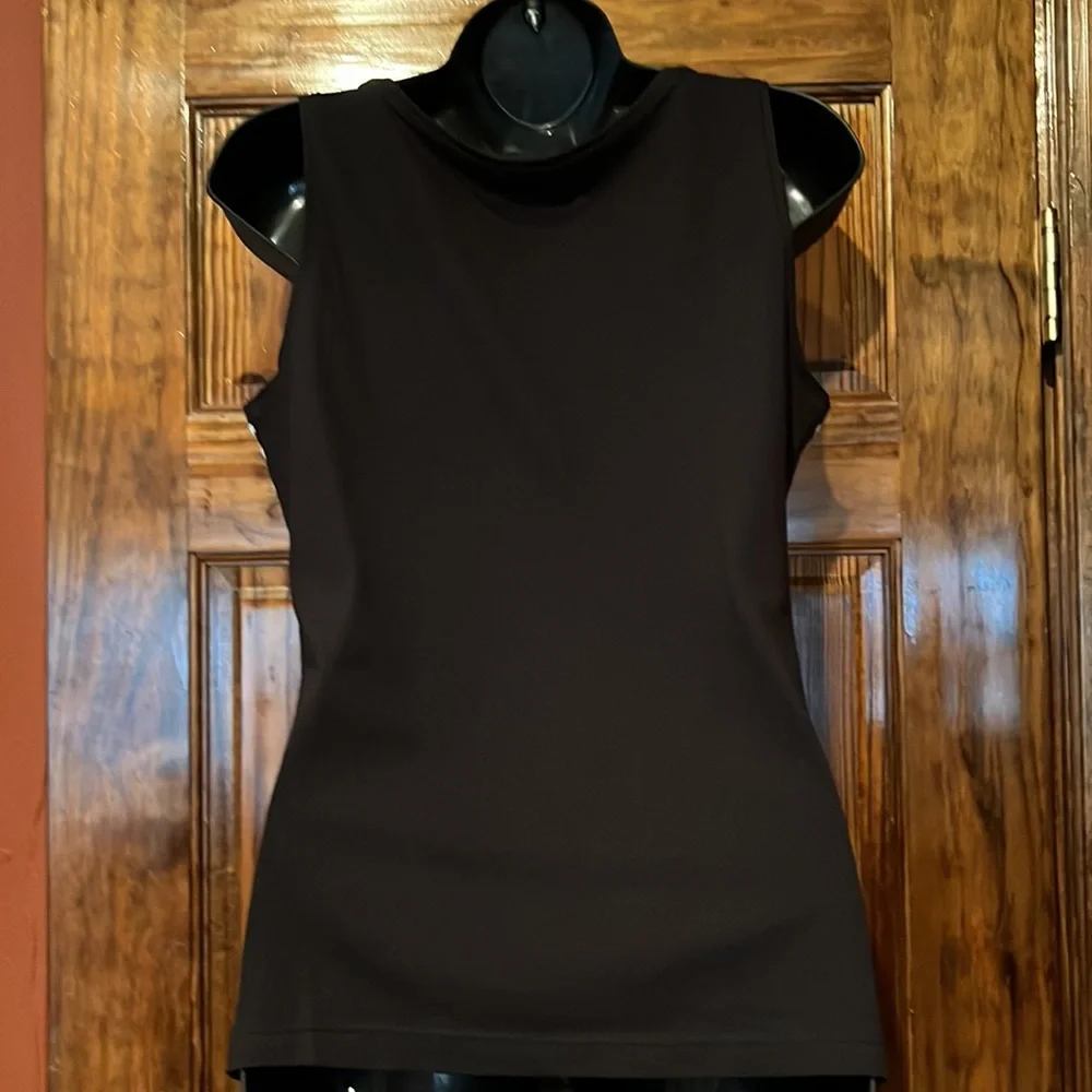 NWOT Black & White Sequin Tank - Picture 4 of 5